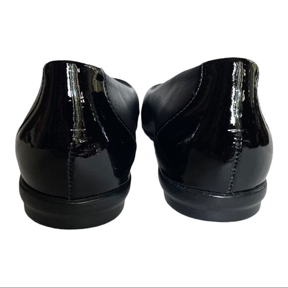 New SAS Scenic Ballet Flat Black Patent Leather Loafer Arch Support Women 8.5 - Picture 3 of 10